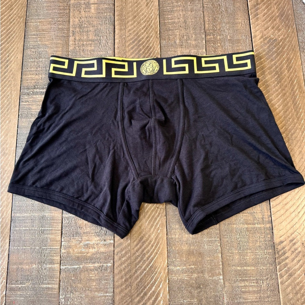 Men’s Versace Greca pattern Briefs.